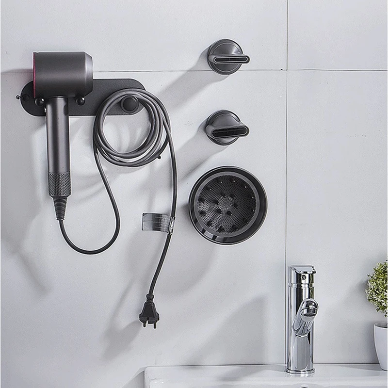 Настенный держатель для сушилки Dyson Supersonic самоклеящаяся настенная Вилка питания