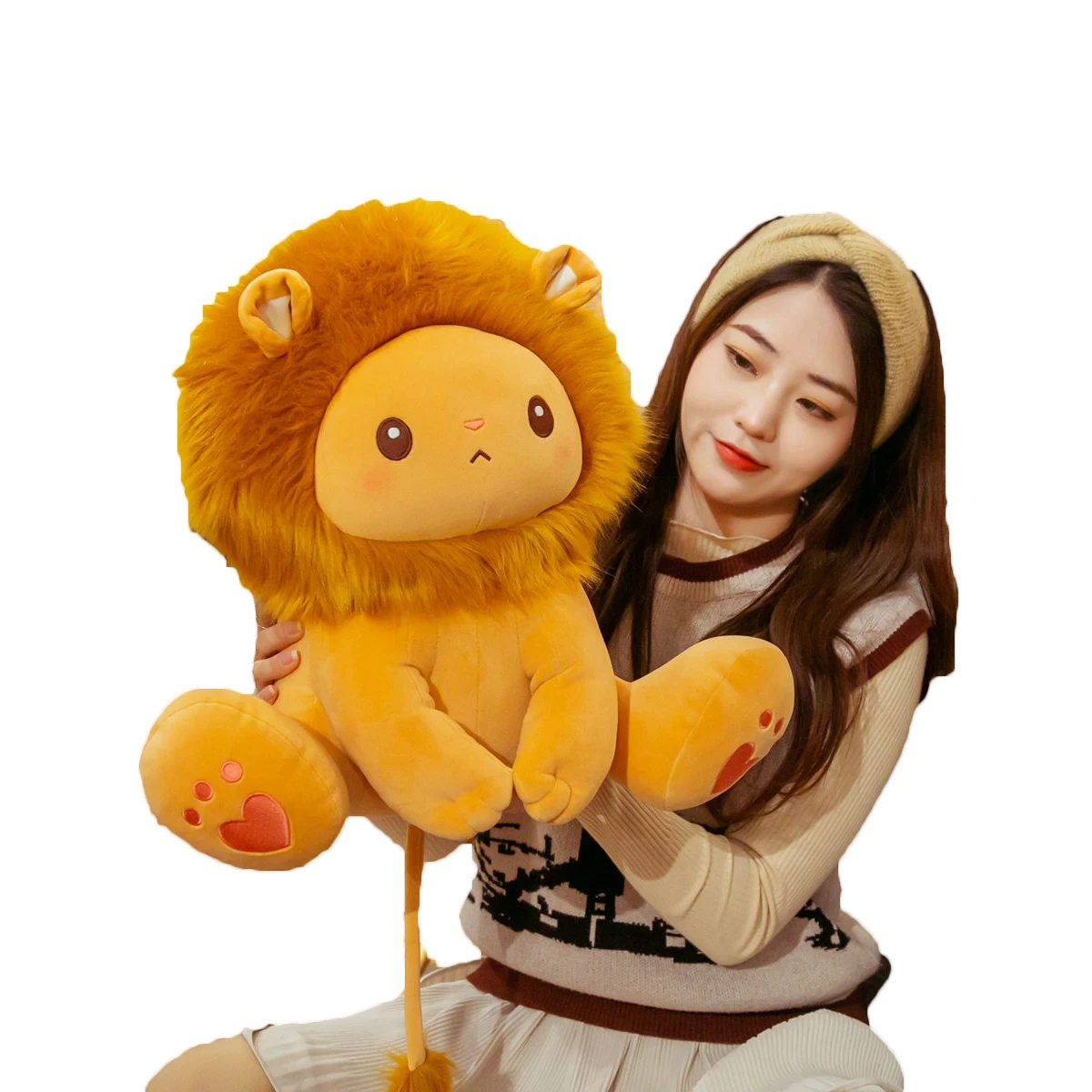 25/40cm High Quality Cute Sitting Lion King Plush Toy Cartoon Stuffed Animal Doll Soft Pillow Childlren Birthday Christmas Gift | Игрушки и