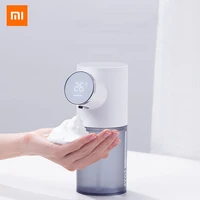 xiaomi automatic soap dispenser usb rechargeable 320ml liquid soap dispensers digital display foam hand sanitizer machine