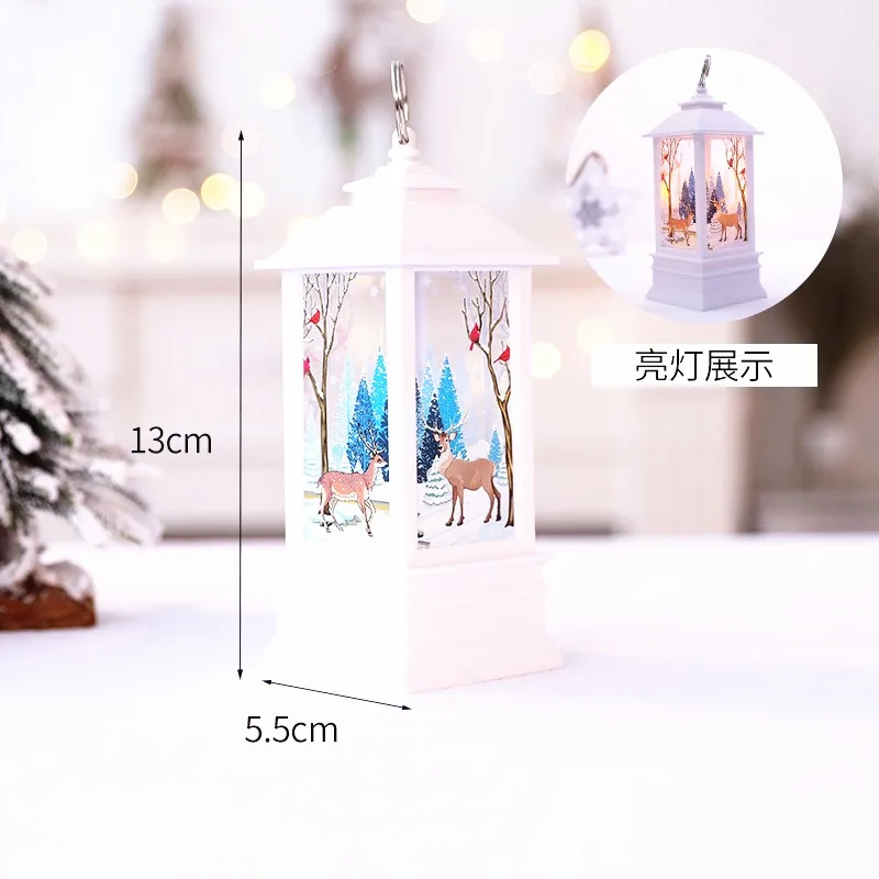 Christmas Decorations For Home Led Christmas Candle With LED Tea light Candles Christmas Tree Decoration New Year Ornament - Color: A