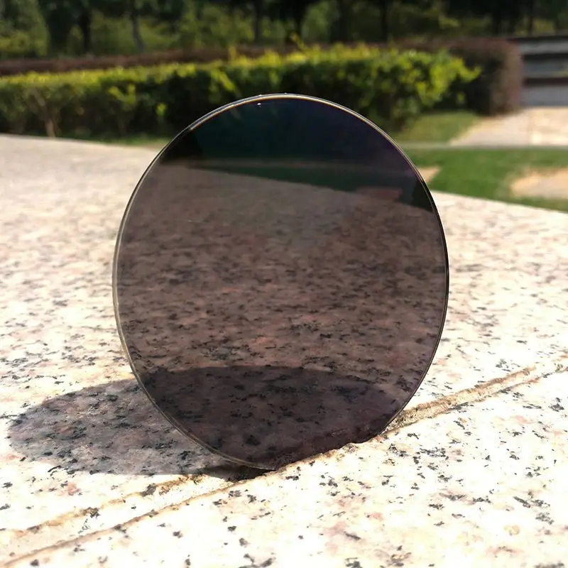 

Intelligent Photochromic Lenses Computer Goggles Sunglasses Myopia Prescription Lentes Gafas 2 Pcs For A Pair Grey And Tea