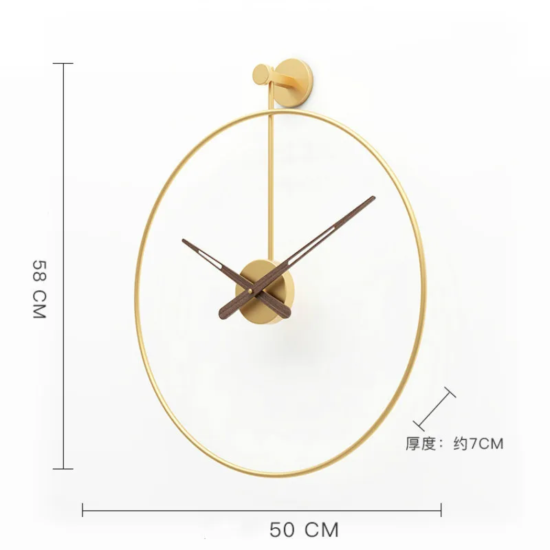 

Home Decoration Luxury Large Wall Clock Iron Modern Design Living Room Hanging Decorative Watch Christmas Wedding Gift