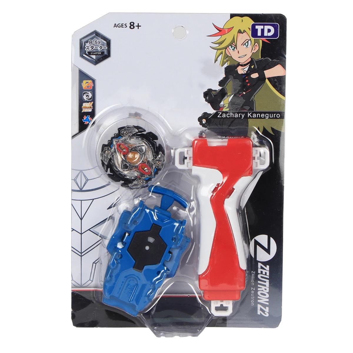 

Волчок Beyblades Burst из металлического сплава, игрушки с гироскопом для детей с пусковым устройством и рулем в цветной упаковке