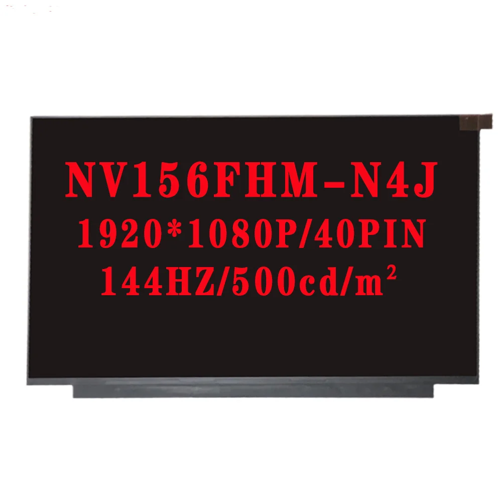 15 6 lcd screen matrix 19201080ips 144hz 71 ntsc 500 cdm² 95srgb fhd lcd display nv156fhm n4j for lenovo saver y7000p 40pin free global shippin