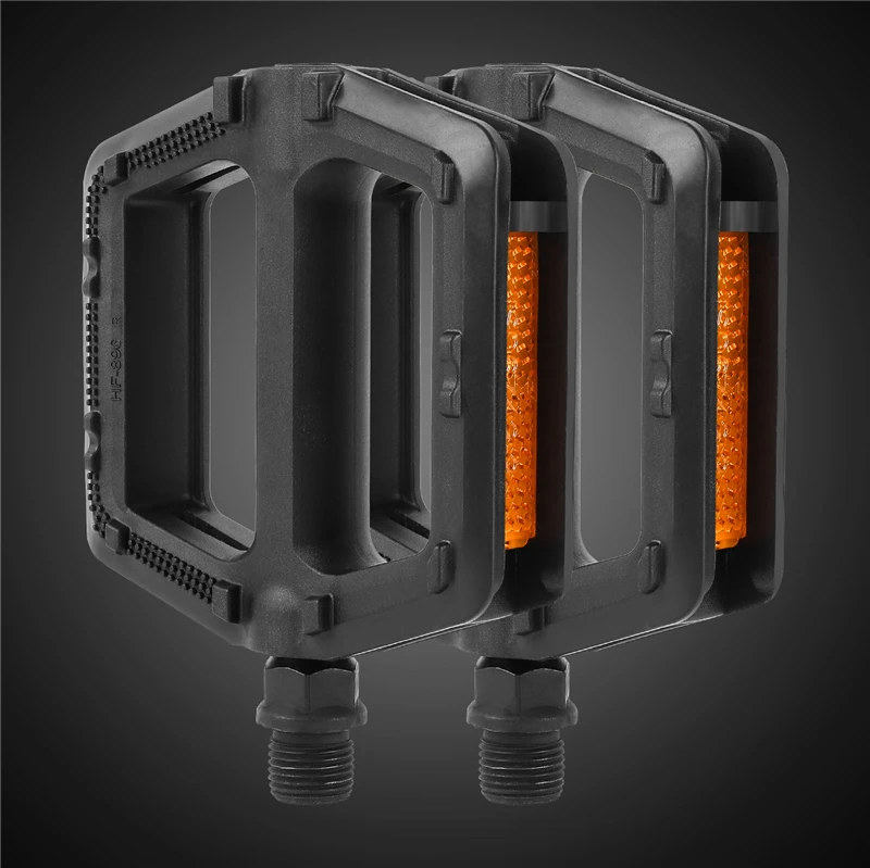 WEST BIKING MTB Road Bike Pedals Bicycle Pedal Cycling Mountain Bike Foot Plat Anti-slip 9''16 Standard Universal 1 Pair Pedals