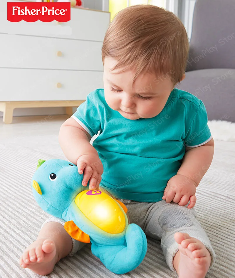 Fisher Price детские игрушки от 0 до 12 месяцев Детские музыкальные светящиеся морские