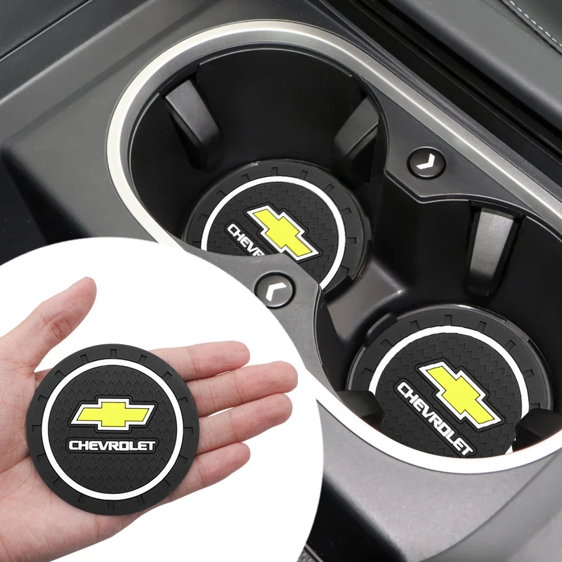 

1/2pcs Car Cup Holder Anti-slip Mat Car Interior Accessories For Chevrolet Cruze Lacetti Niva Aveo Cobalt Captiva Trax Malibu