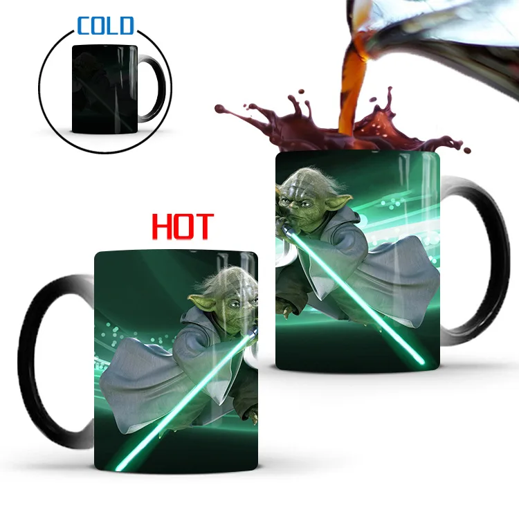 

Color Changing Mug ceramic hot magic cup coffee milk breakfast water cup Creative and personalized water cup