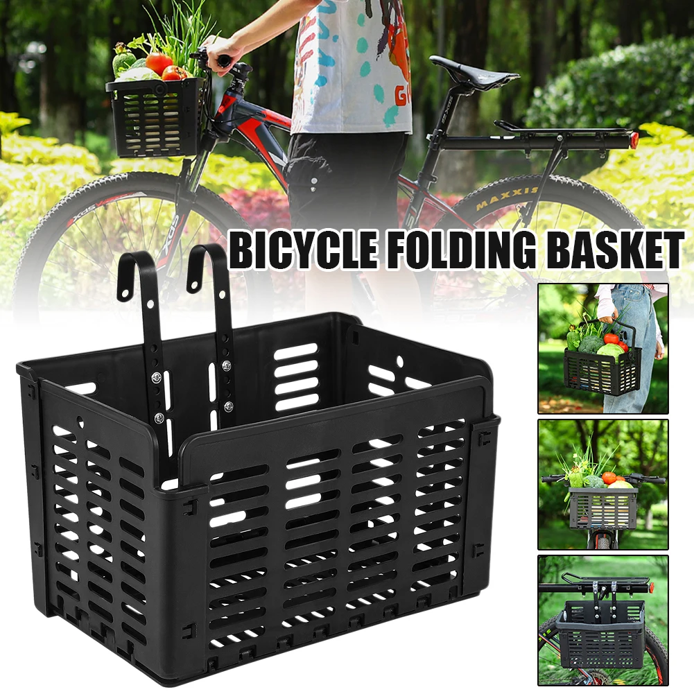 

Bicycle Basket Handlebar Foldable Pannier Cycling Carrying Pouch Luggage Carry Case for Food Bag Small Pets Bike Accessories