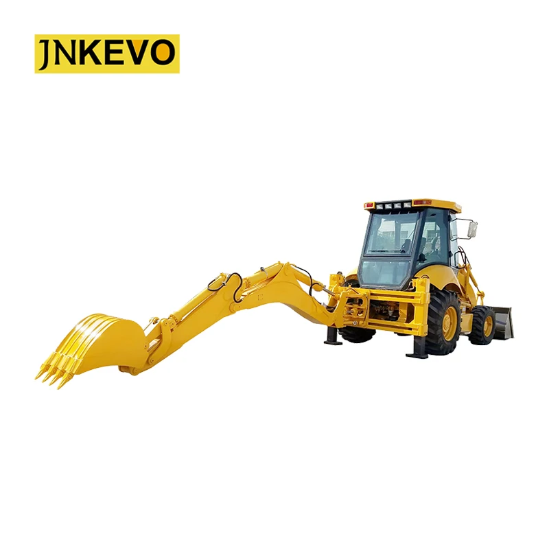 JNKEVO 8 тонн 1 м3 ковш гидравлический компактный экскаватор погрузчик 877 3CX с опорной