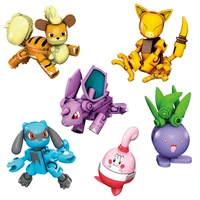 takara tomy pokemon action figure pokemon ball gacha oddish riolu toy rare movable model