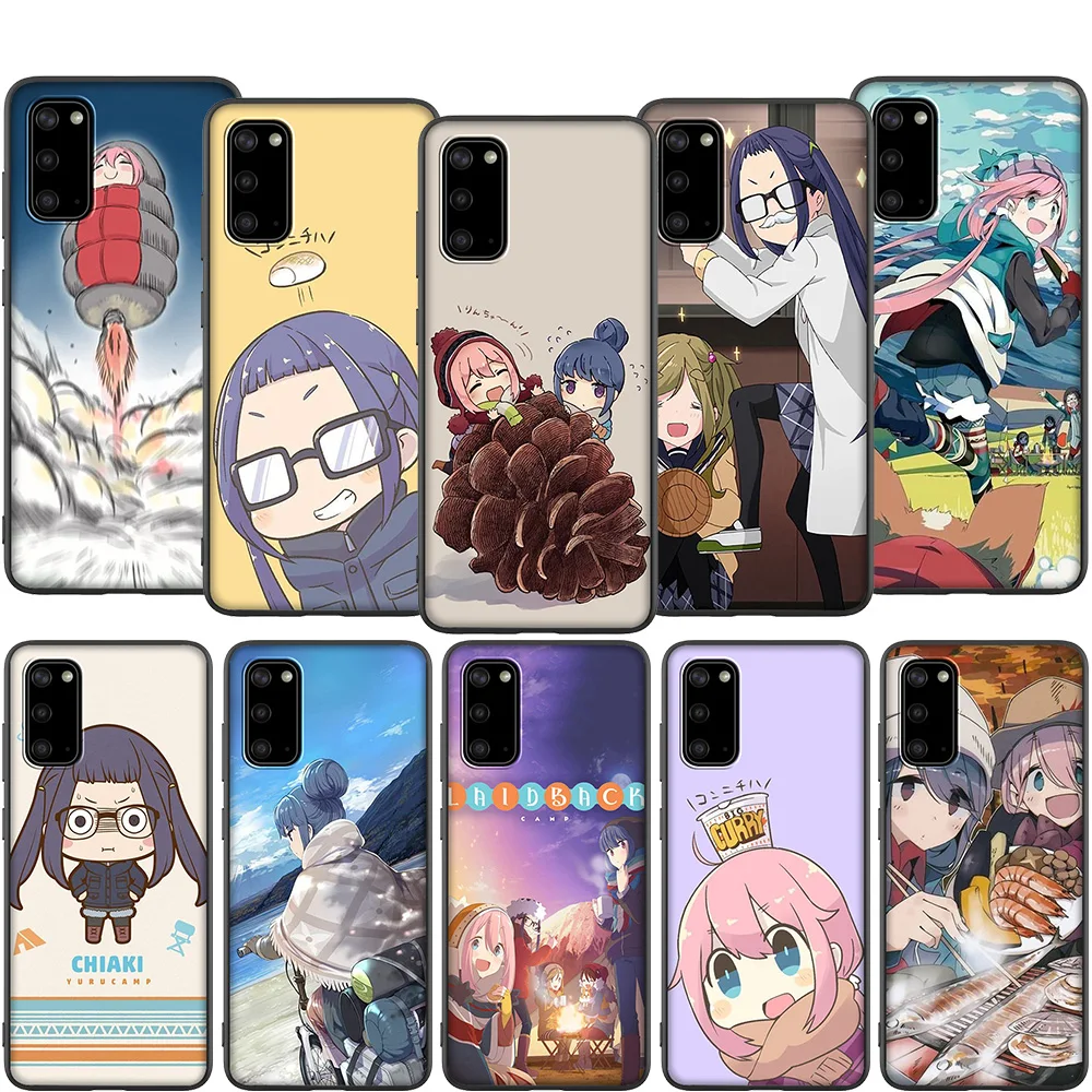 Lavaza Anime Laid Back Camp Soft Case for Samsung Note A3 A5 A6 A7 A8 A9 A10s A20s A30s A40s A50s 10 A70 8 9 J6 Plus | Мобильные
