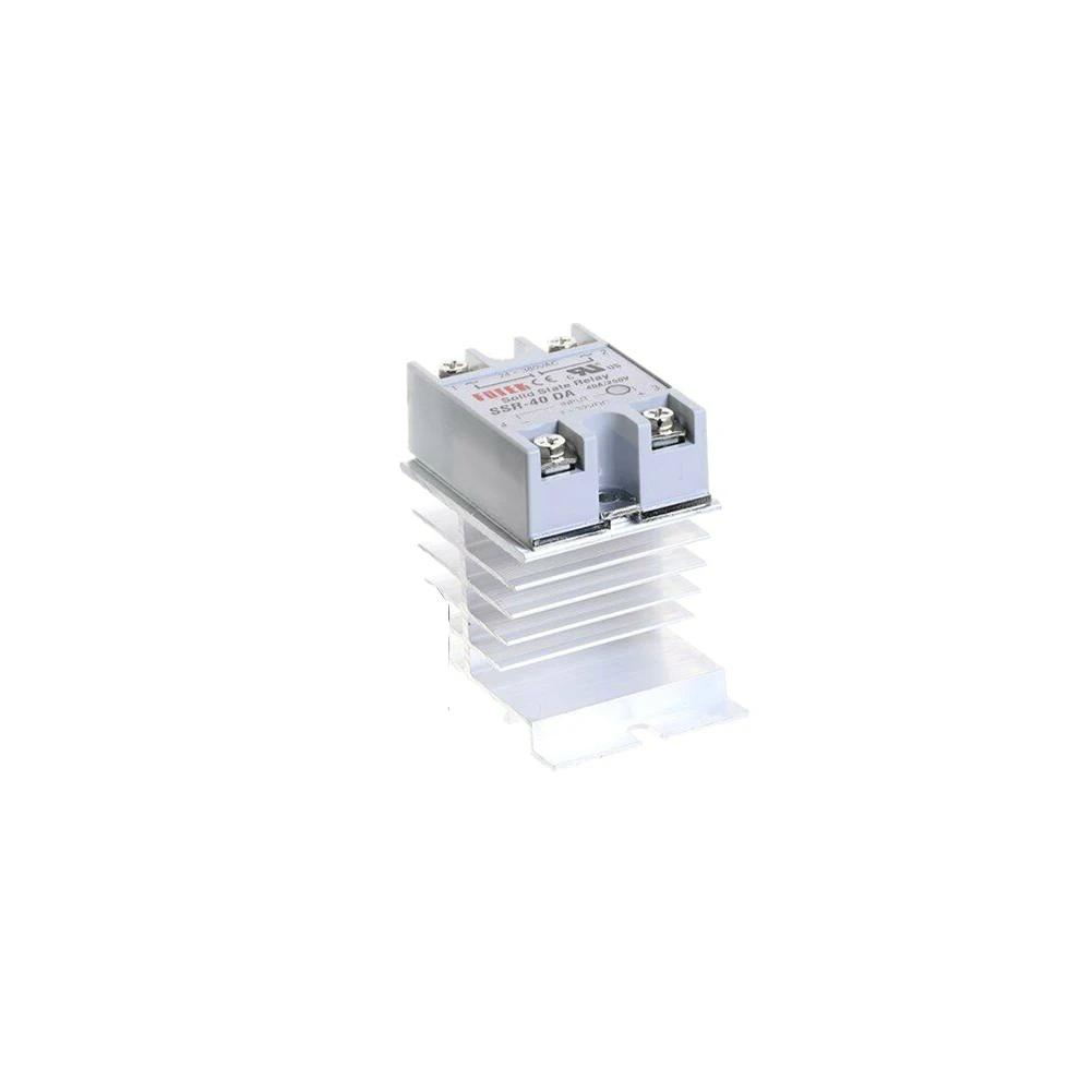250V 3A цифровой REX C100 PID Температура контроллер Панель SSR 40A теплоотвод