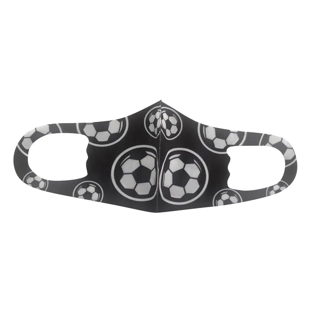 Детская шелковая маска с принтом для мальчиков и девочек защищающая от пыли