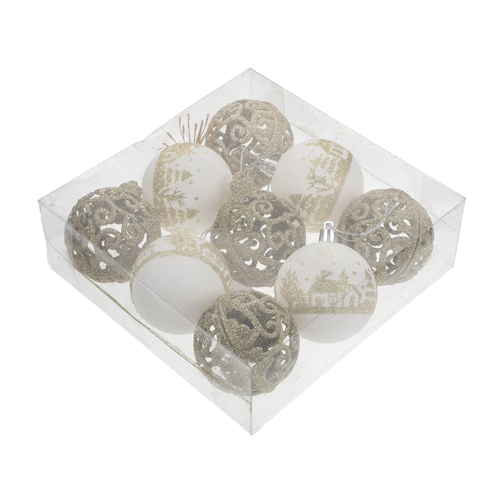 9 шт. подвески для рождественской сцены изысканные праздничные рождественские