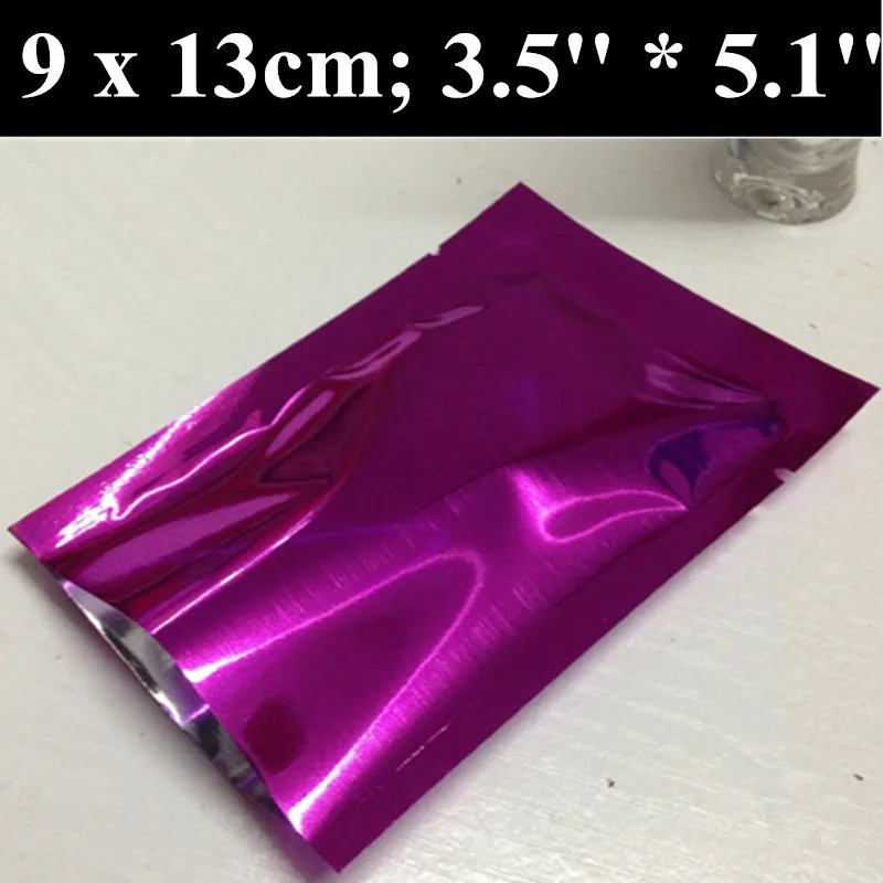 

500pcs/lot 9x13cm (3.5'' * 5.1'') Thickness 170mic Aluminum Foil Vacuum Bags,Foil Vacuum Pouches,Sauce & Cheese Storage