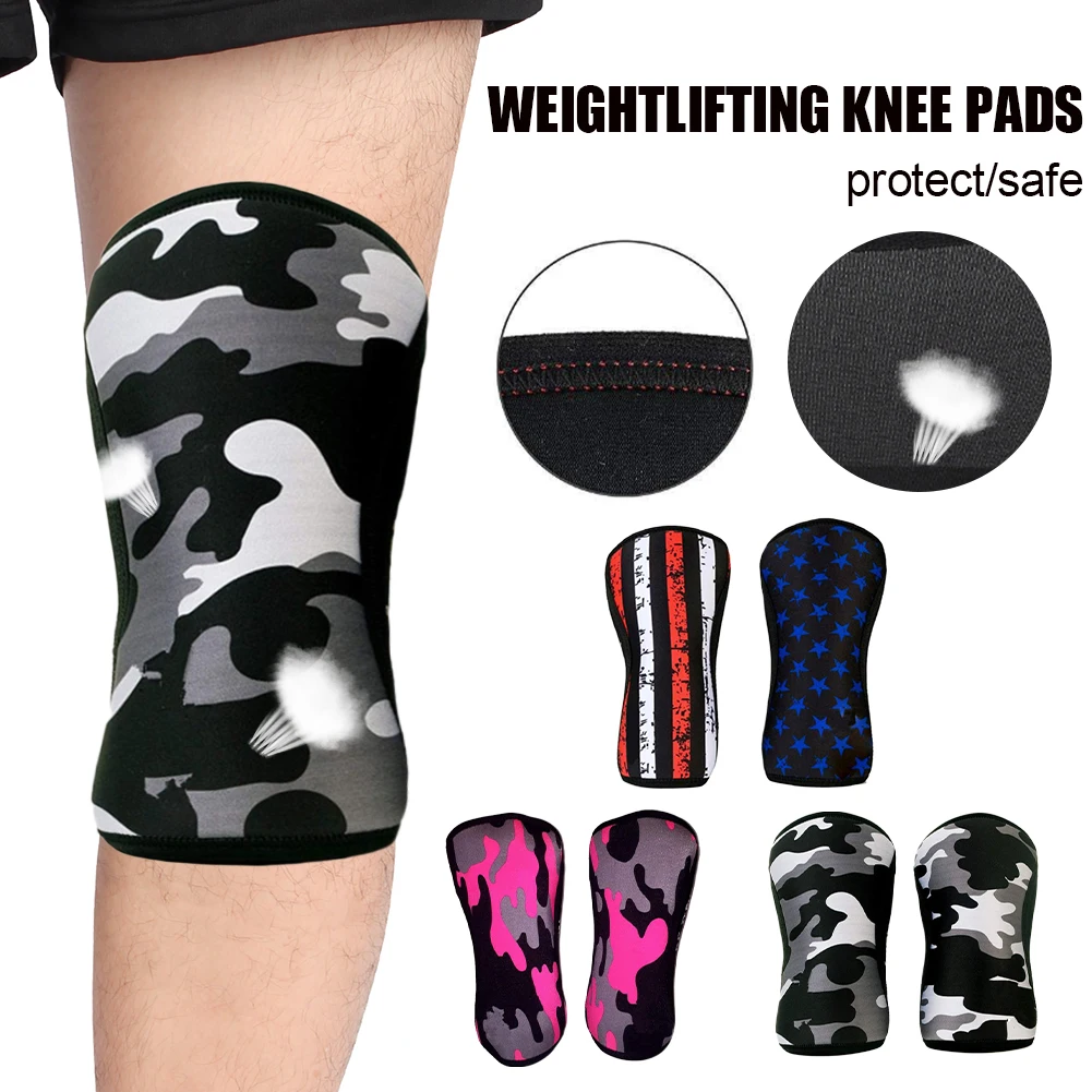 

1Pair Sports Knee Pads Elastic Breathable Knee Brace Support Knee Guard Compression Sleeves for Basketball Volleyball Riding