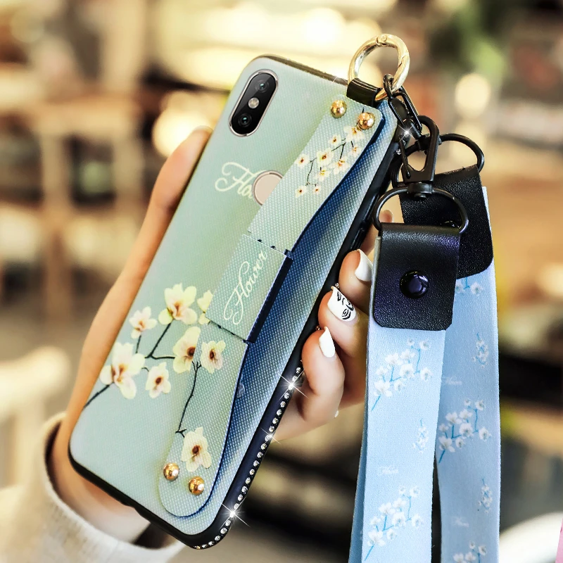 Роскошный брендовый чехол для Xiaomi Redmi Note 7 браслет с цветочным узором ювелирный mi 9