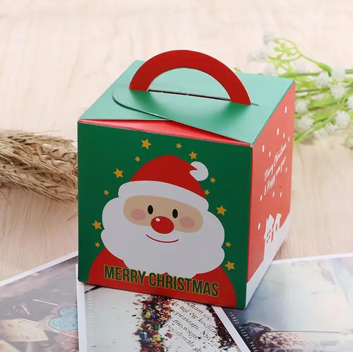 

Christmas 2020 Santa Paper Gift Box Candy Box Party Christmas Stocking Jewelry Packaging Box