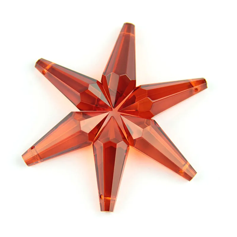 K9 качество 38 мм смешанный цвет кулон хрустальная люстра призма фэн-шуй детали |