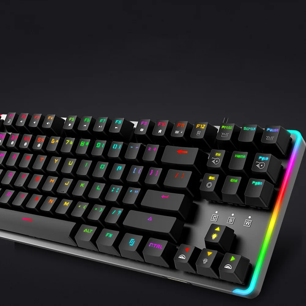 

KEYHOME KH87 80% mechanical keyboard Magnetic Wrist rgb optical switch led hot swapping socket powerful control software type c