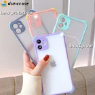 Противоударный армированный чехол для Xiaomi Poco M3 X3 F3 10T Lite A3 CC9E Redmi Note 10 9 8 7 Pro 9S 8A 9A 9C K20, матовый разноцветный чехол