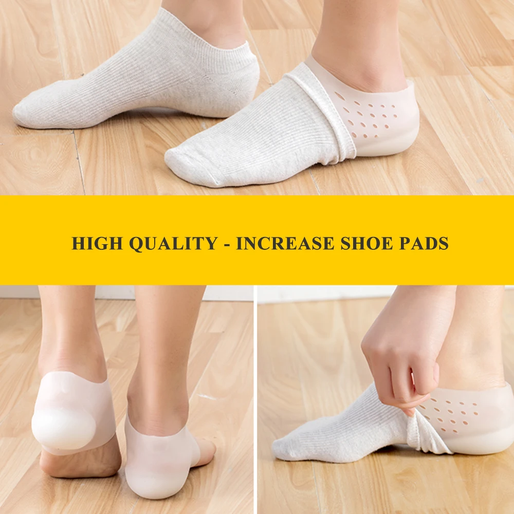 VIP LINK FOR DROPSHIPPING Height Increase Insole Invisible Heel Lift Pads Silicone Gel Inserts Socks for Men Women | Красота и