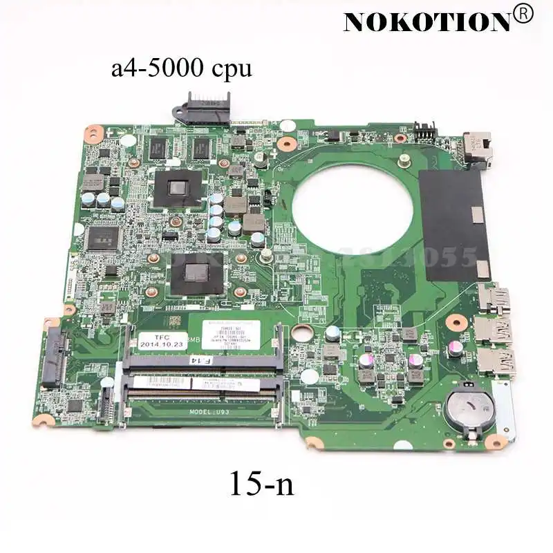 NOKOTION 734820-001 734820-501 для струйного принтера HP Pavilion 15-N Материнская плата ноутбука A4-5000