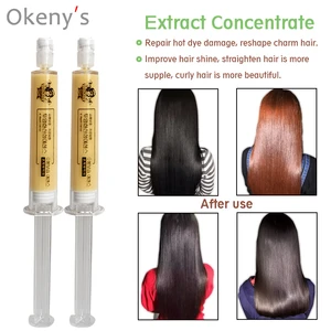 2 шт. маска для волос кондиционер увлажняющее Кератиновое восстановление сухая поврежденная инъекция игла пополнение волос мягкая и блестящая