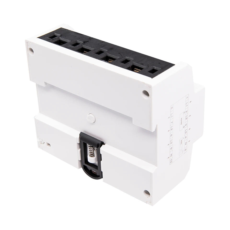 DIN Rail Мощность метр 5-100A 380V RS485 Modbus-Rtu ЖК-дисплей цифровой измеритель кВтч