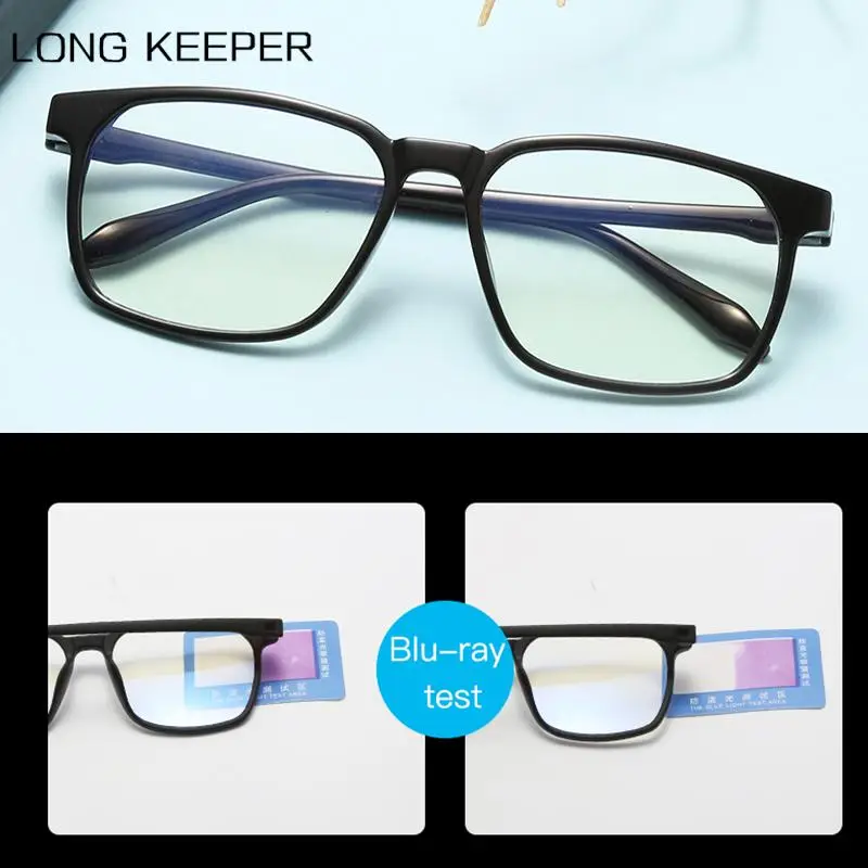 Прозрачные компьютерные очки с защитой от синего света, мягкая оправа, модные женские очки, оправа, оптические очки, мужские квадратные очки...