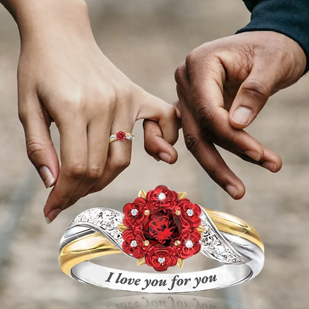 Женское Обручальное кольцо с регулируемыми цветами размеры 6-10 | Украшения и