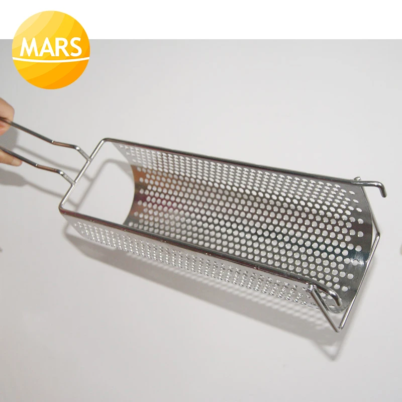 Корзина для картофеля фри длиной 30 см ситечко жарки из нержавеющей стали кухни