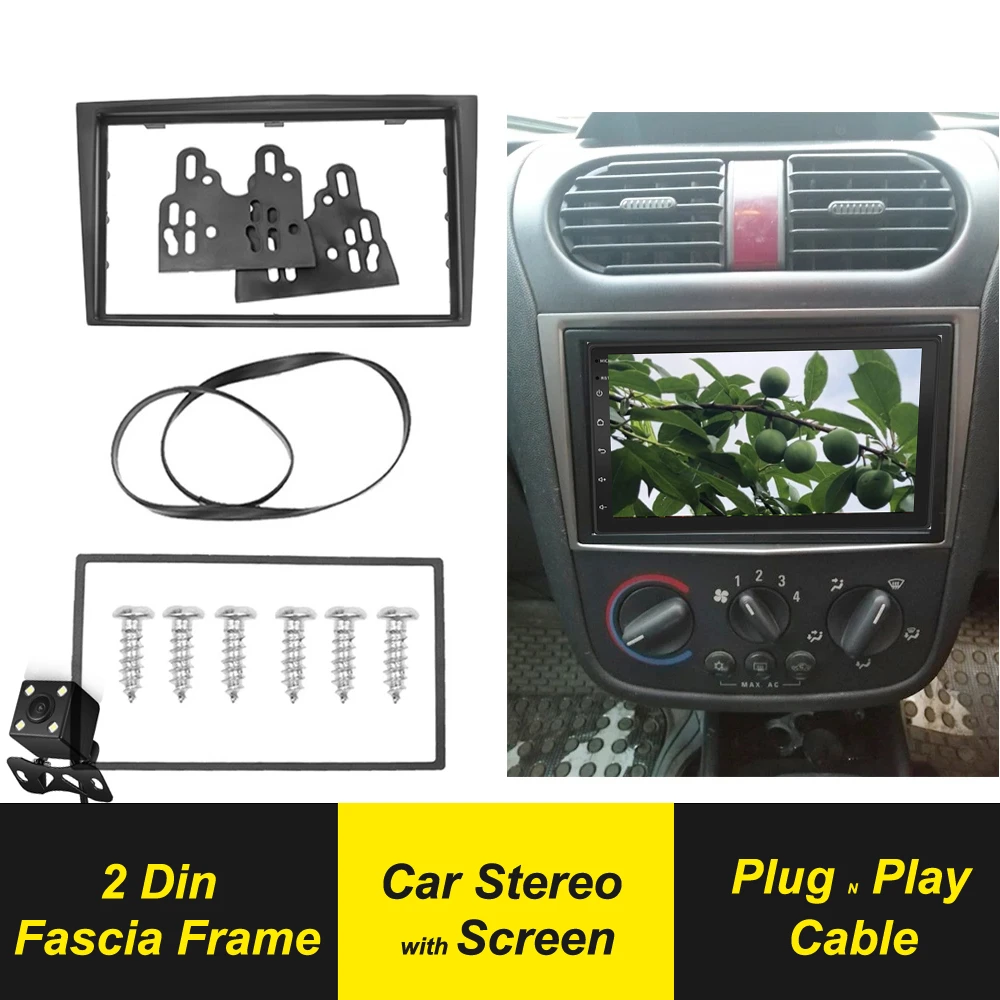 

2 Din Android автомобильный мультимедийный плеер Радио стерео панель рамка Крышка Аудио отделка ободок для Opel для Astra Antara Corsa Zafira 2006