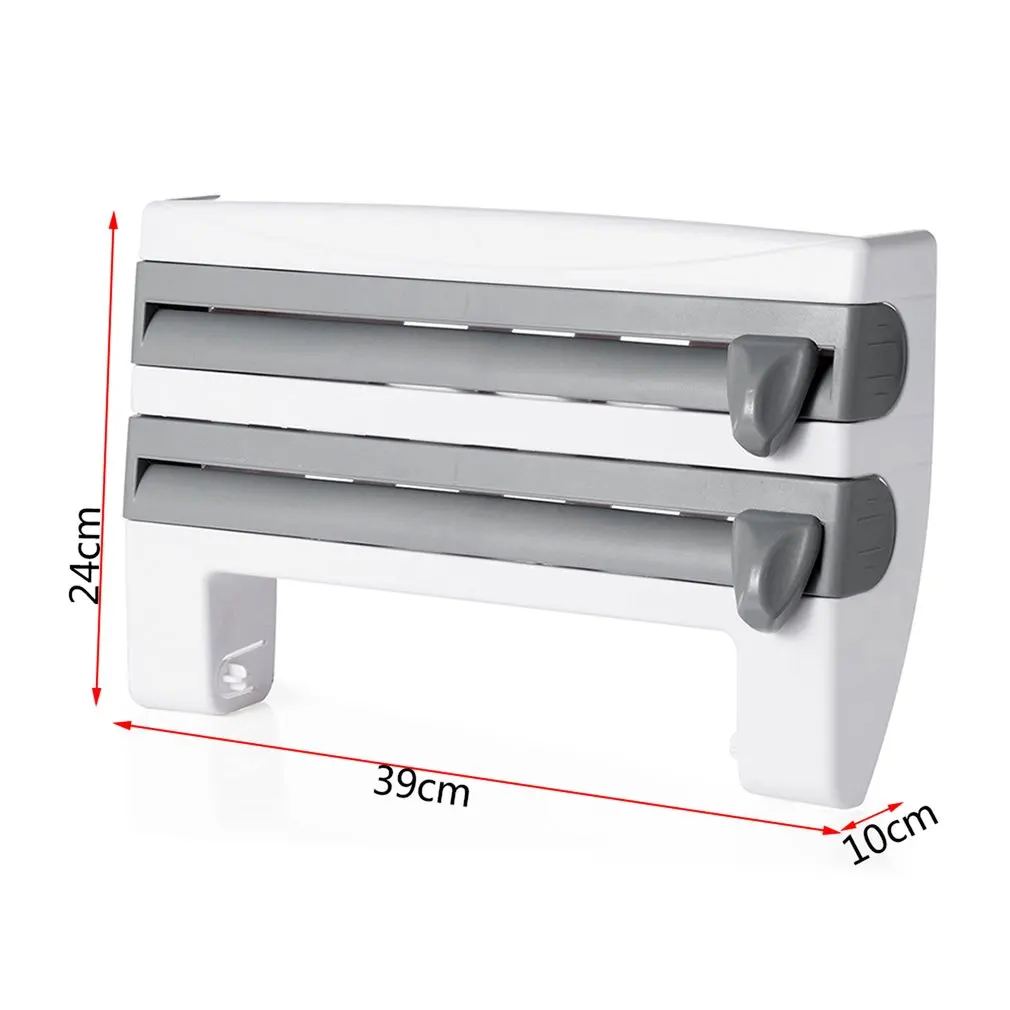 

Storage Rack Paper Dispenser Towel Multifunctional Home Kitchen Film Sauce Bottle Preservative Film Rack Accessory Dropshipping