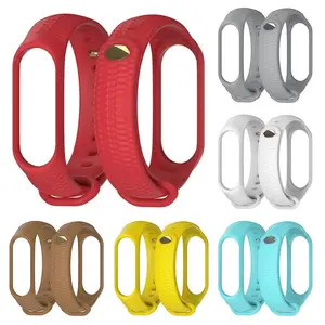 replacement honeycomb grain soft adjustable wrist strap for xiaomi mi band 34 wearable devices smart accessories free global shipping