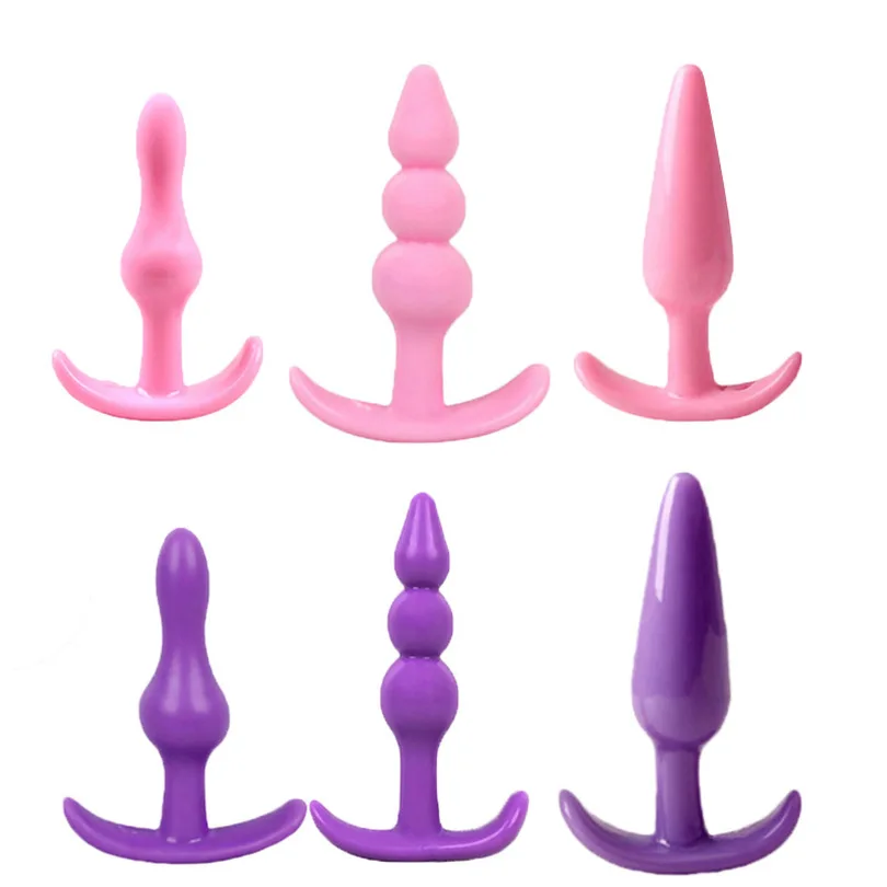 Новый мягкий силиконовый анальный фаллоимитатор Анальная пробка массажер