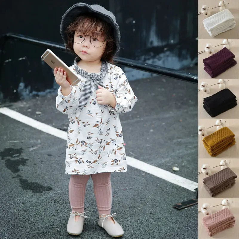 Колготки Pudcoco для девочек 0-5 лет плотные трикотажные колготки | Детская одежда и