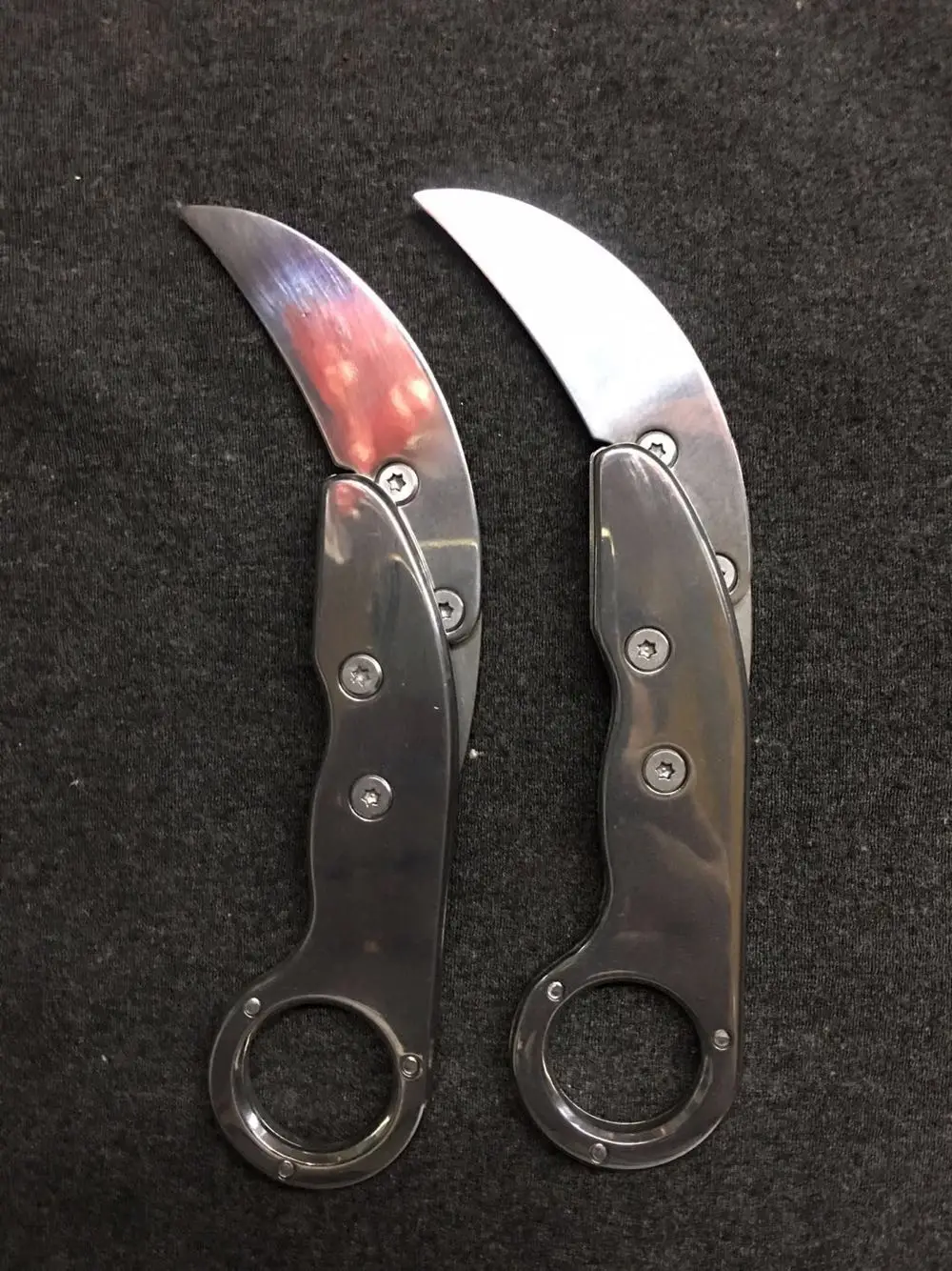 CS GO механический нож-лапа Morphing karambit Открытый EDC инструмент для кемпинга выживания Высокая твердость Многофункциональный полный стальной коготь