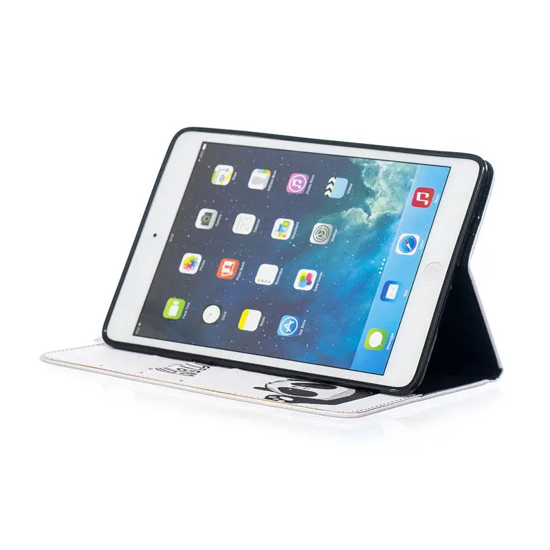 Модный чехол с принтом для Apple Ipad Mini 1 2 3 4 5, умный чехол, чехол для планшета, милый силиконовый чехол из искусственной кожи с подставкой
