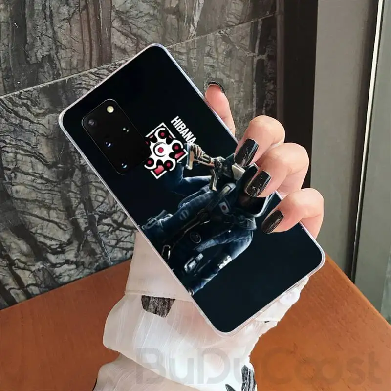 

Game Rainbow Six Caveira Phone Case For Samsung S5 6 7 8 9 10 S8 S9 S10 Plus S10E Lite S10-5G S20 UITRA Plus