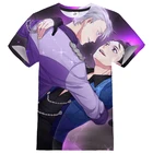 Новинка 2021, футболка Yuri On Ice, Спортивная повседневная футболка с 3D принтом, аниме, модная уличная одежда для мальчиков, мужские и женские рубашки в стиле хип-хоп, топы