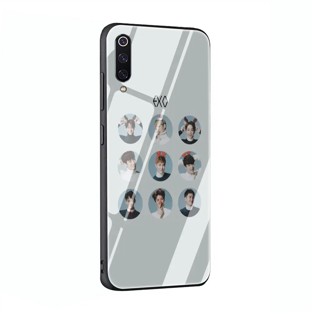 G11 EXO band k-pop kpop чехол из закаленного стекла для телефона Xiaomi mi 8 9 Red mi 4X 6A Note 5 6 7 Pro Pocophone F1 - Цвет: G11