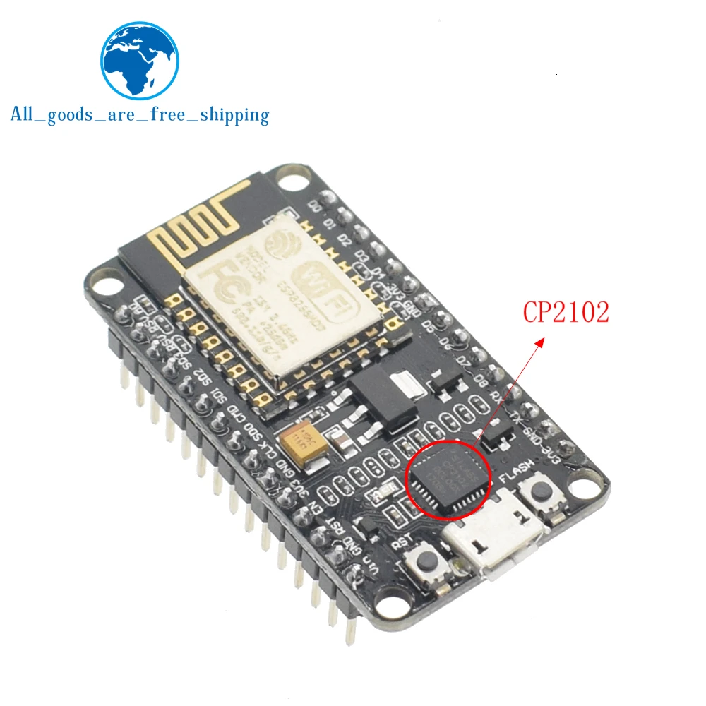 TZT V3 беспроводной модуль NodeMcu 4 м байт Lua wifi Интернет вещей макетная плата на основе ESP8266 ESP-12E для arduino CP2102