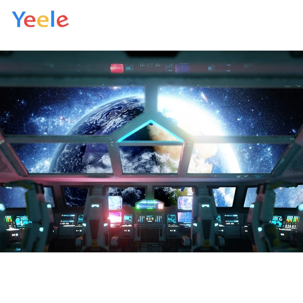 Yeele пейзаж портретное пространство с изображением космоса и земли Звездная