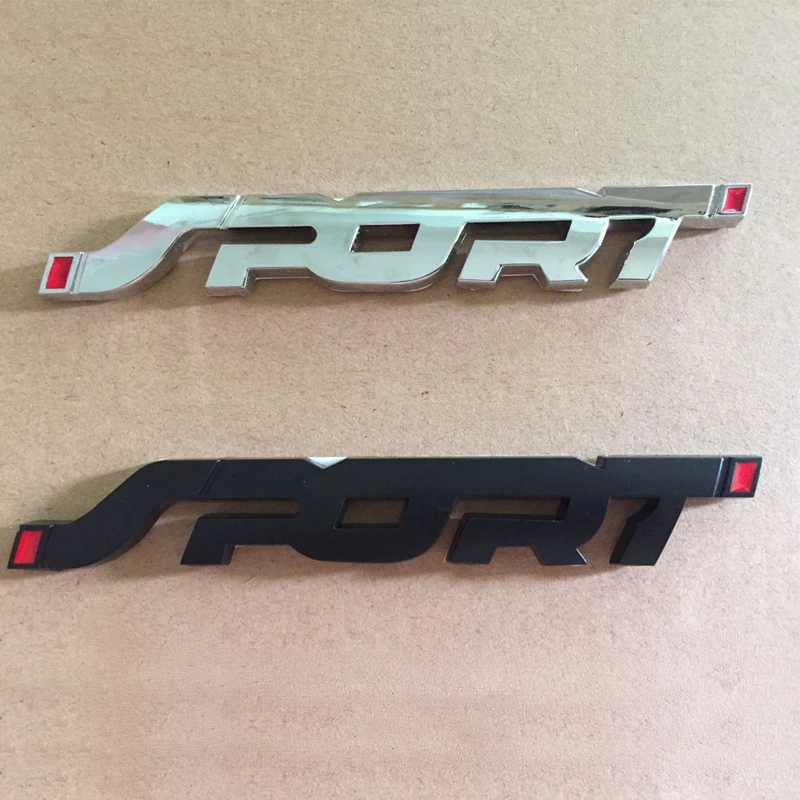 3D Sport Side значок на крыло металлическая эмблема заднего багажника для Ford Mondeo Focus 2 3