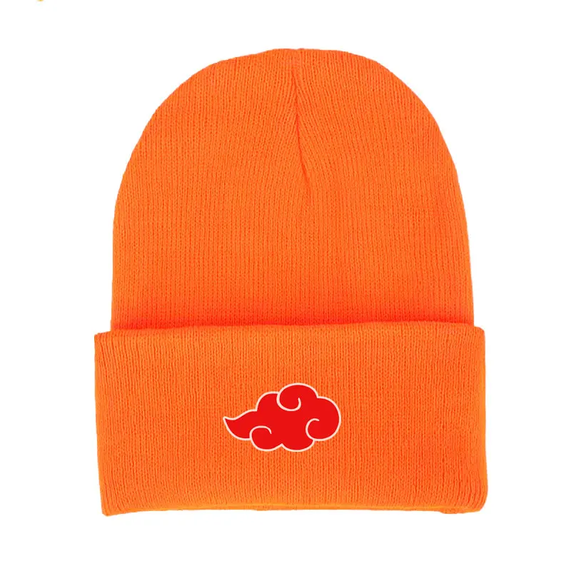 

Зимние шапки унисекс с принтом облаков и символов, вязаная шапка, теплые Акриловые шапки, разноцветные модные шапки хип-хоп для мужчин и жен...