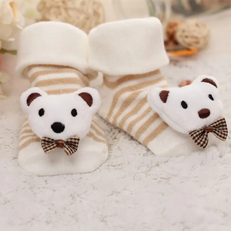 2019 new hot Baby socks rubber anti slip floor cartoon kids Toddlers autumn spring Fashion Animal newborn Cute 0-6-12month | Детская