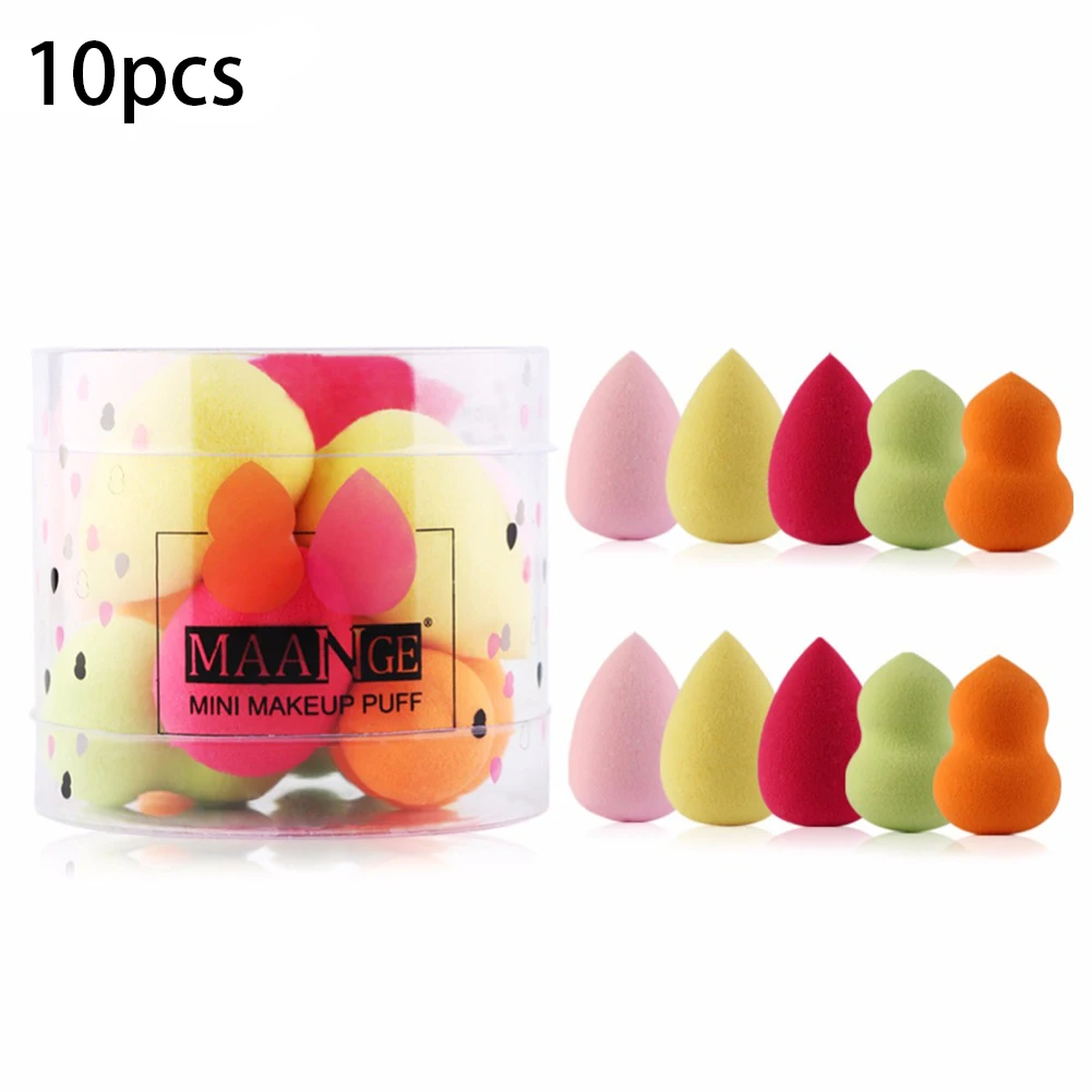10 шт. набор косметических губок для влажного и сухого использования блендер