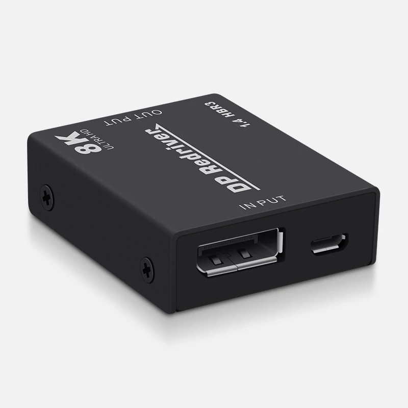 

Активный ретранслятор Displayport 144 Гц Displayport 1,4 удлинитель кабеля 8K DP бустер 8K 30 Гц 4K 120 Гц 2K 144 Гц